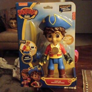NIB Santiago Of The Seas  Light Up Talking Poseable Figure